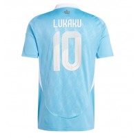 Camisa de Futebol Bélgica Romelu Lukaku #10 Equipamento Secundário Europeu 2024 Manga Curta